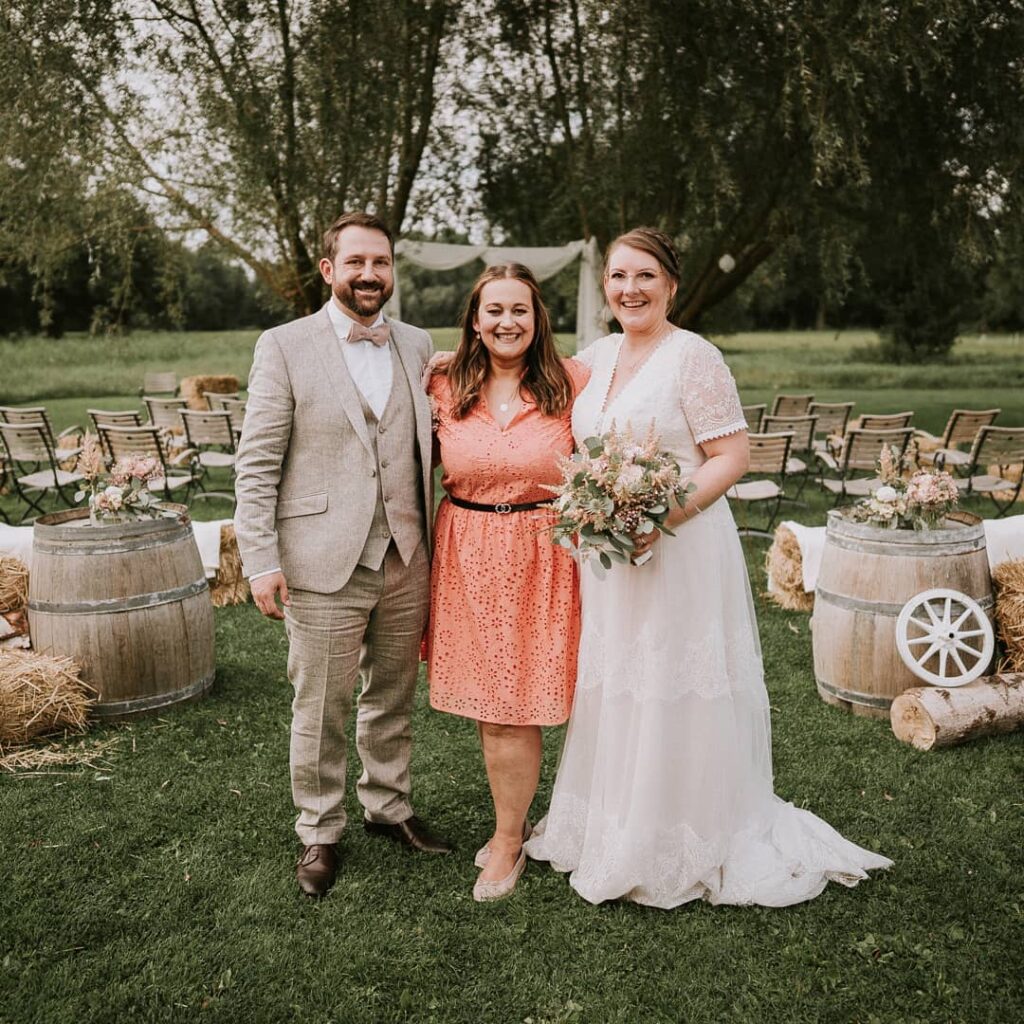 Zeremonie mit Wedding Planner und. Traurednerin Jennifer Bär, für Berlin und Potsdam